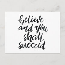 Citations Inspirationnelles : Croyez Et Vous Réuss