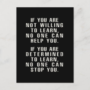 Carte Postale Citations motivationnelles, positives, dictons pos