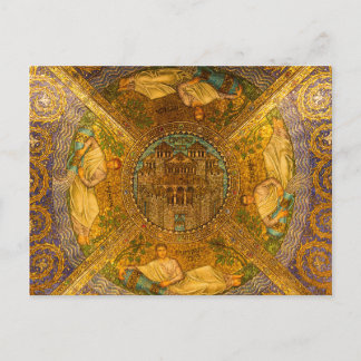 Carte Postale Cité de Dieu Neo cathédrale byzantine de mosaïque 