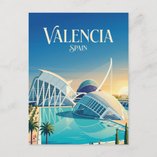 Carte Postale Cité des Arts et des Sciences Espagne