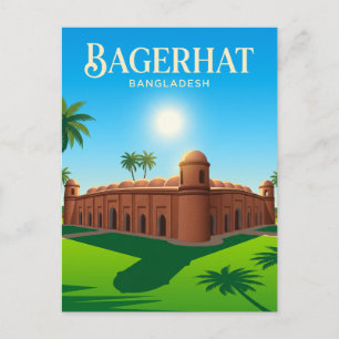 Carte Postale Cité des mosquées de Bagerhat Bangladesh