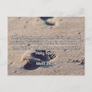 Carte Postale Cite Gotly : Matt 28:19 — "Faites des disciples"