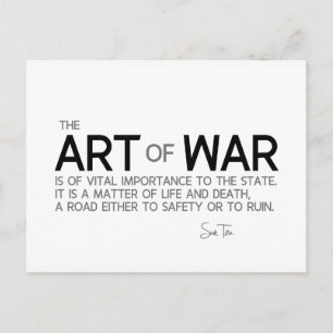 Carte Postale CITES : Sun Tzu : Art de la guerre, de la vie et d