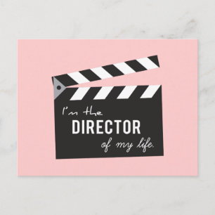 Carte Postale Citez la vie, directeur Action Board, ardoise