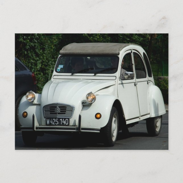 Carte Postale Citroën 2 CV (Devant)