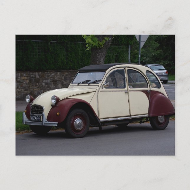 Carte Postale Citroën 2 CV (Devant)