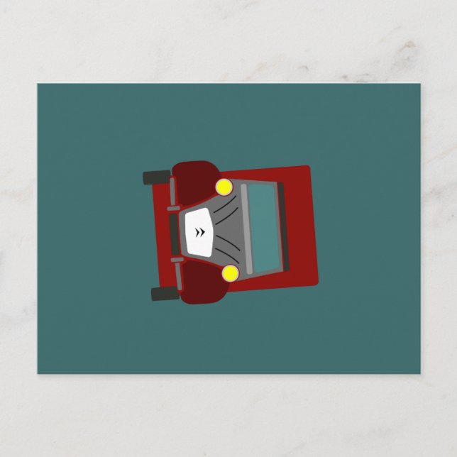 Carte postale Citroen 2CV (Devant)