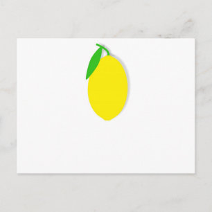 Carte Postale citron