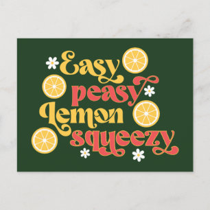 Carte Postale Citron doux facile