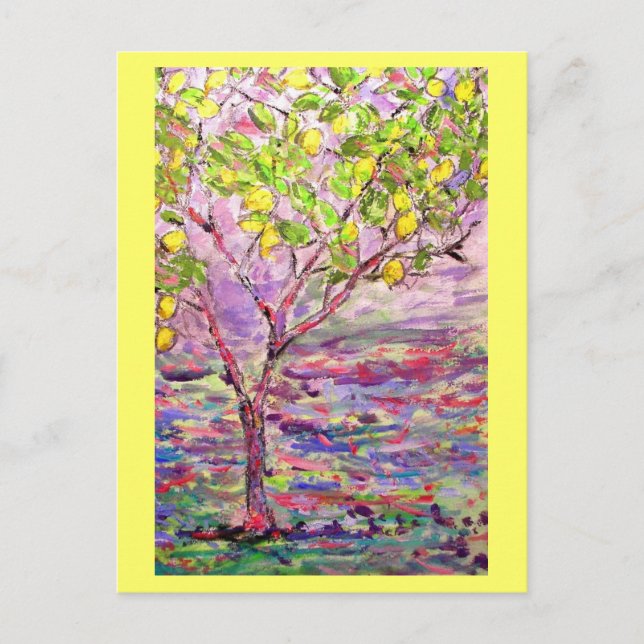 Carte Postale citronnier (Devant)