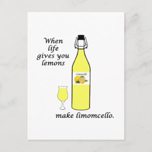 Carte Postale Citrons en Limoncello