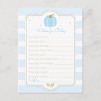 Citrouille bleu Baby Boy Shower Wings for Baby