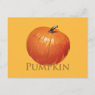 Carte Postale Citrouille d'automne