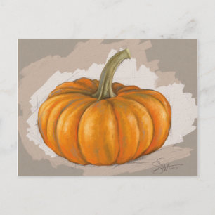 Carte postale Citrouille d'automne - Art original
