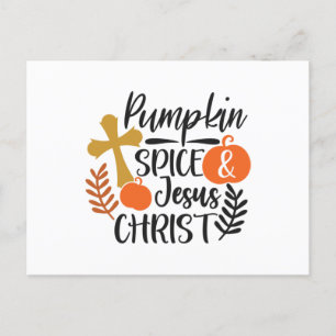 Carte Postale Citrouille Spice et Jésus Christ1