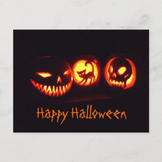 Carte Postale Citrouilles d'Halloween