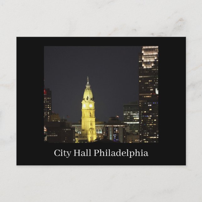 Carte Postale City Hall Philadelphia Postcard (Devant)
