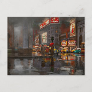 Carte Postale City - NY - A rainy day, New York 1943