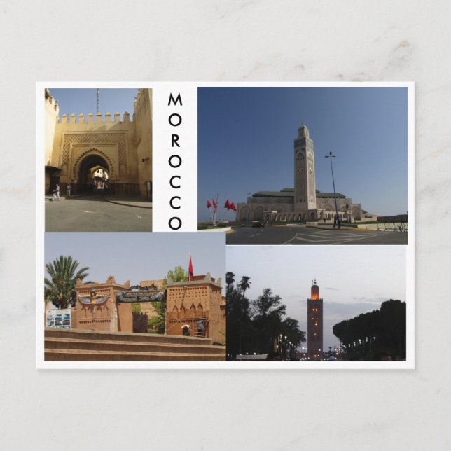 Carte Postale Citys au Maroc (Devant)