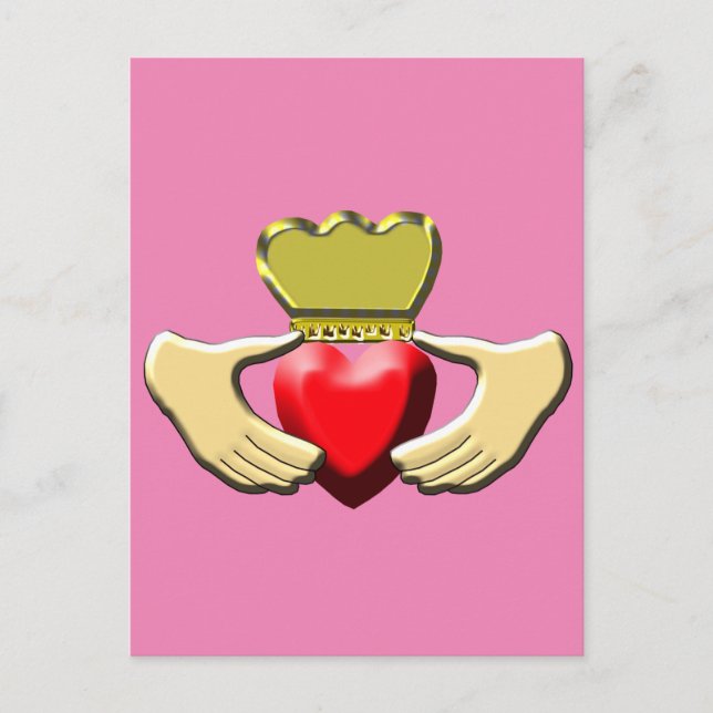 Carte Postale Claddagh (Devant)