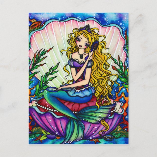 Carte postale Clamshell Imaginaire Fairy Art (Devant)