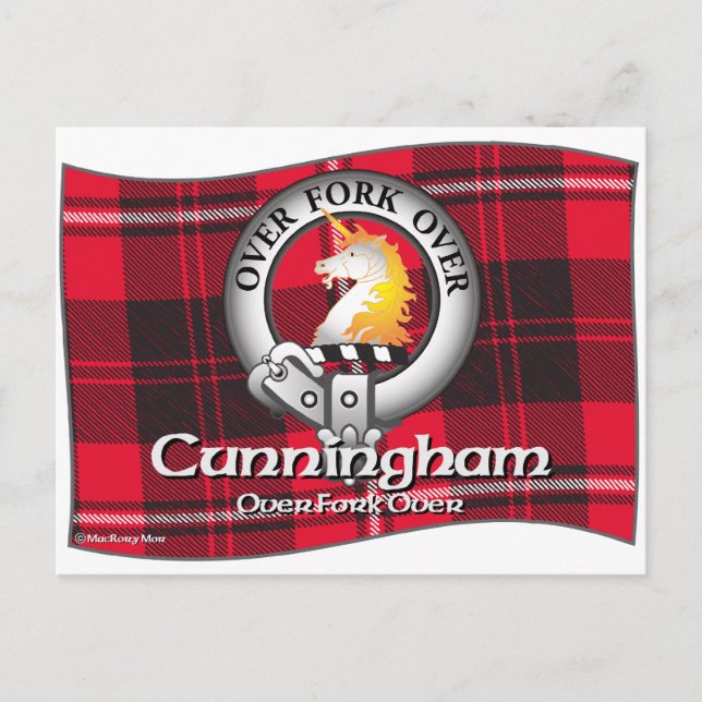 Carte Postale Clan Cunningham (Devant)