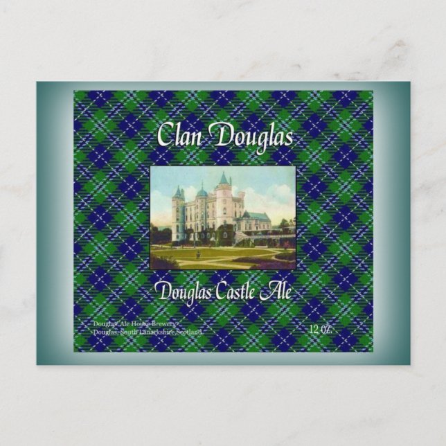 Carte Postale Clan Douglas Castle Ale (Devant)