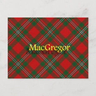 Carte Postale Clan écossais MacGregor