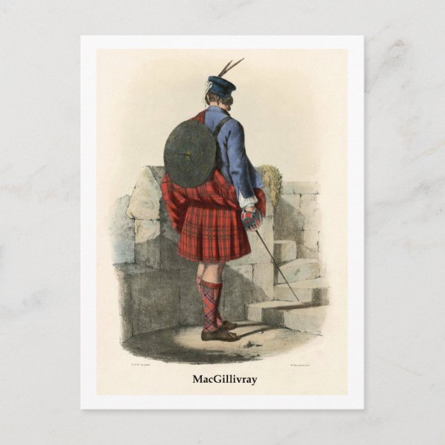 Carte Postale Clan MacGillivray (Devant)