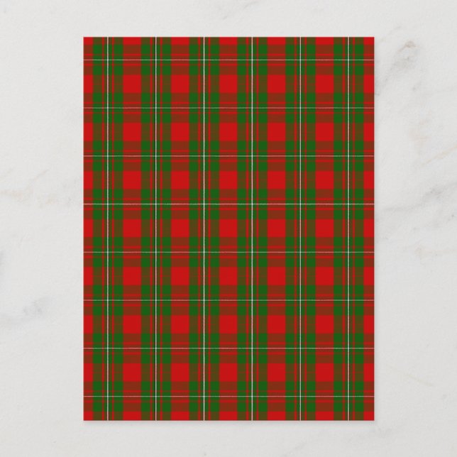 Carte Postale Clan MacGregor Tartan (Devant)