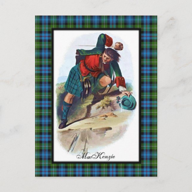Carte postale Clan MacKenzie Scottish Dreams (Devant)