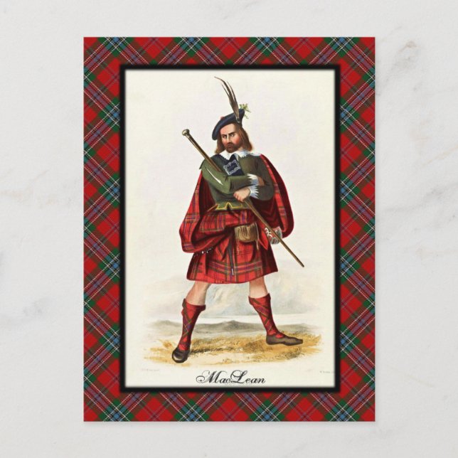 Carte postale Clan MacLean Scottish Dreams (Devant)