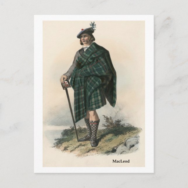 Carte Postale Clan MacLeod (Devant)