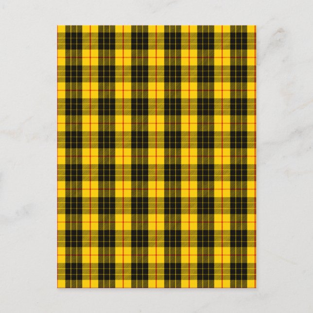 Carte Postale Clan MacLeod Tartan (Devant)