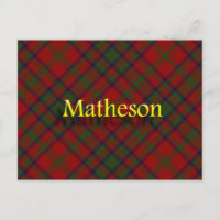 Clan Matheson Postcard