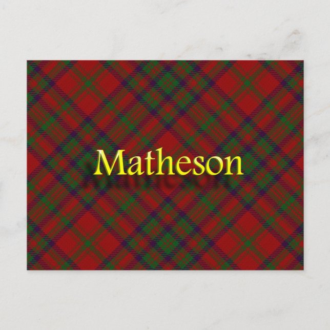 Carte Postale Clan Matheson Postcard (Devant)