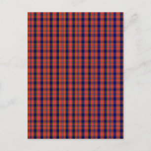Carte Postale Clan Ogilvy Tartan