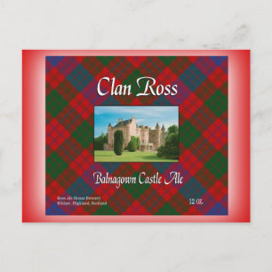 Carte Postale Clan Ross Balnagown Castle Ale