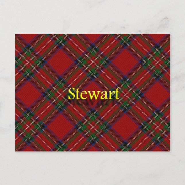 Carte Postale Clan Stewart (Devant)