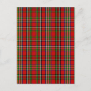 Carte Postale Clan Stewart Tartan