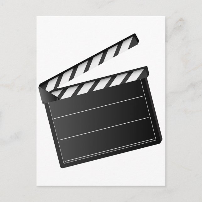 Carte Postale Clappeur de film (Devant)