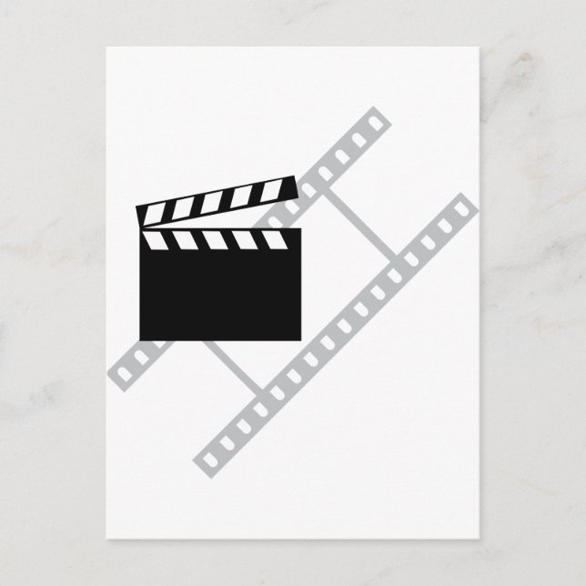 Carte Postale clappeur de film hollywoodien (Devant)