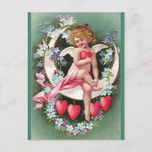 Carte Postale Clapsaddle : Cherub sur une drépanocyte 1