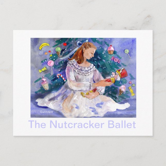 Carte Postale Clara et Nutcracker (Devant)