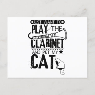 Carte Postale Clarinet
