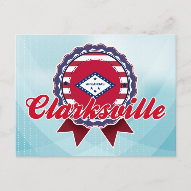 Carte Postale Clarksville, AR (Devant)
