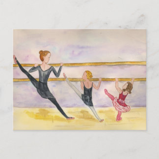 Carte Postale Classe Ballet