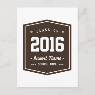 Carte Postale Classe Bister Retro