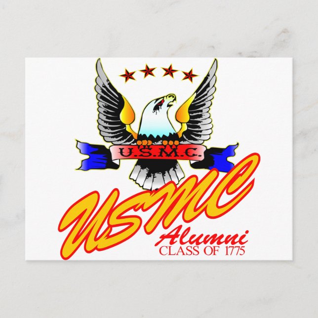 Carte Postale Classe De 1775 USMC Alumni Eagle (Devant)