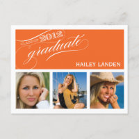 Classe de 2012 Graduation Invitation Postcard